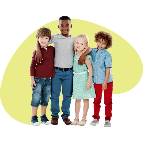 image of elementary children in out of school program